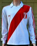 PERU F.P.F. 1978 WORLD CUP HOME VINTAGE ADIDAS JERSEY SHIRT LARGE 