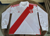 PERU F.P.F. 1978 WORLD CUP HOME VINTAGE ADIDAS JERSEY SHIRT LARGE 