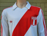 PERU F.P.F. 1978 WORLD CUP HOME VINTAGE ADIDAS JERSEY SHIRT LARGE 