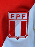 PERU F.P.F. 1978 WORLD CUP HOME VINTAGE ADIDAS JERSEY SHIRT LARGE 