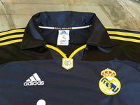 SPANISH LA LIGA REAL MADRID 1999 -2001 UEFA CHAMPIONS LEAGUE AWAY JERSEY ADIDAS SHIRT CAMISETA  LARGE  CODE # 627114