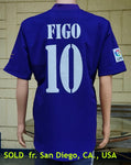 SPANISH LA LIGA REAL MADRID 2002 3RD KIT REVERSIBLE LUIS FIGO 10 JERSEY CENTENNIAL ADIDAS SHIRT CAMISETA  L  SOLD OUT !