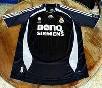 SPANISH LA LIGA REAL MADRID 2006-2007 LA LIGA CAMPEON JERSEY RAUL 7 AWAY SHIRT CAMISETA  MEDIUM  CODE #  060819