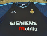 SPANISH LA LIGA REAL MADRID 2003-2004 CHAMPION BECKHAM JERSEY ADIDAS SHIRT XL  CODE # 021796