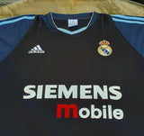 SPANISH LA LIGA REAL MADRID 2003-2004 CHAMPION BECKHAM JERSEY ADIDAS SHIRT XL  CODE # 021796