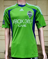 USA MLS SEATTLE SOUNDERS 2009 U.S. OPEN CUP CHAMPION FREDY MONTERO 17 JERSEY ADIDAS HOME SHIRT MEDIUM CODE # E77292 