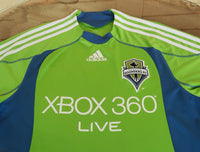 USA MLS SEATTLE SOUNDERS 2009 U.S. OPEN CUP CHAMPION FREDY MONTERO 17 JERSEY ADIDAS HOME SHIRT MEDIUM CODE # E77292 