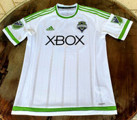 USA MLS SEATTLE SOUNDERS 2015 CASCADIA CUP CHAMPION DEMSEY 2 JERSEY ADIZERO AWAY SHIRT MEDIUM CODE# AA3532