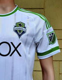 USA MLS SEATTLE SOUNDERS 2015 CASCADIA CUP CHAMPION DEMSEY 2 JERSEY ADIZERO AWAY SHIRT MEDIUM CODE# AA3532