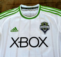 USA MLS SEATTLE SOUNDERS 2015 CASCADIA CUP CHAMPION DEMSEY 2 JERSEY ADIZERO AWAY SHIRT MEDIUM CODE# AA3532