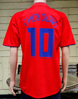 SOUTH KOREA 2006 WORLD CUP CHUYOUNG 10 JERSEY HOME NIKE SHIRT 저지 셔츠   LARGE /  IM#308069 037611/102931