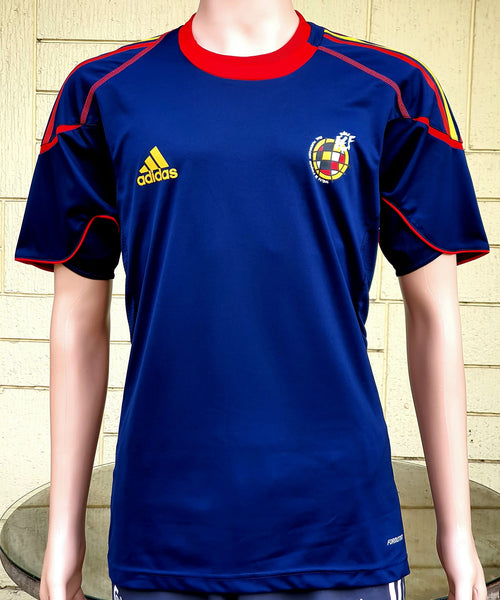 SPAIN 2010 TRAINING JERSEY ADIDAS-FORMOTION SHIRT CAMISETA MEDIUM