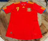 SPAIN 2010 WORLD CUP PRE-CHAMPIONSHIP  FERNANDO TORRES 9 JERSEY ADIDAS SHIRT CAMISETA  MEDIUM / CODE P47902