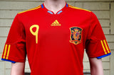 SPAIN 2010 WORLD CUP PRE-CHAMPIONSHIP  FERNANDO TORRES 9 JERSEY ADIDAS SHIRT CAMISETA  MEDIUM / CODE P47902