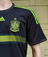 SPAIN 2014 WORLD CUPQUALIFICATION AWAY JERSEY ADIDAS SHIRT CAMISETA MEDIUM 