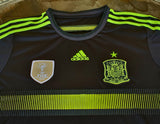 SPAIN 2014 WORLD CUPQUALIFICATION AWAY JERSEY ADIDAS SHIRT CAMISETA MEDIUM 