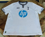 ENGLISH PREMIER TOTTENHAM HOTSPUR 2013-2014 6TH PLACE EPL HOME UNDER AMOUR JERSEY SHIRT XL/ STYLE # 1238384