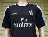 ENGLISH PREMIER CHELSEA 2004-05 PREMIER LEAGUE & LEAGUE CUP CHAMPION  JERSEY UMBRO AWAY SHIRT L