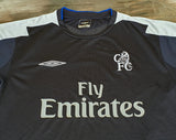 ENGLISH PREMIER CHELSEA 2004-05 PREMIER LEAGUE & LEAGUE CUP CHAMPION  JERSEY UMBRO AWAY SHIRT L