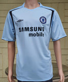 ENGLISH PREMIER CHELSEA 2005-06 PREMIER LEAGUE & FA COMMUNITY SHIELD CHAMPION UMBRO AWAY SHIRT JERSEY EXTRA LARGE 