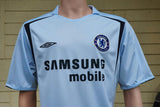 ENGLISH PREMIER CHELSEA 2005-06 PREMIER LEAGUE & FA COMMUNITY SHIELD CHAMPION UMBRO AWAY SHIRT JERSEY EXTRA LARGE 