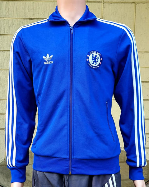 ENGLISH PREMIER CHELSEA 2007-08 TRAINING BLUE RETRO- JACKET SMALL / MODEL # 695253