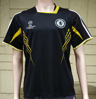 ENGLISH PREMIER CHELSEA 2008-09 UEFA CHAMPIONS FINAL JERSEY ADIDAS TRAINING SHIRT MEDIUM / CODE # 658318 