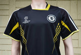 ENGLISH PREMIER CHELSEA 2008-09 UEFA CHAMPIONS FINAL JERSEY ADIDAS TRAINING SHIRT MEDIUM / CODE # 658318 