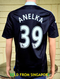 ENGLISH PREMIER CHELSEA 2008-09 FA CHAMPION JERSEY ADIDAS ANELKA 39 AWAY SHIRT MAILLOT MEDIUM / MODEL # 368089  SOLD OUT!