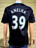 ENGLISH PREMIER CHELSEA 2008-09 FA CHAMPION JERSEY ADIDAS ANELKA 39 AWAY SHIRT MAILLOT MEDIUM / MODEL # 368089