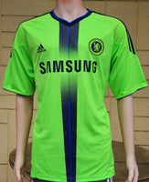 ENGLISH PREMIER CHELSEA 2010-11 UEFA CUP QUARTER -FINALS THIRD SHIRT LARGE / CODE # P00189