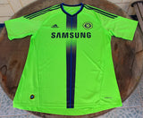 ENGLISH PREMIER CHELSEA 2010-11 UEFA CUP QUARTER -FINALS THIRD SHIRT LARGE / CODE # P00189